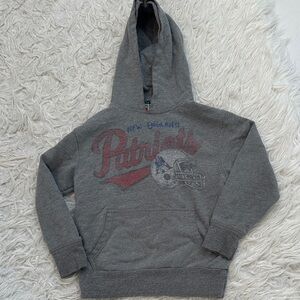 Junk Food Clothing x GAP Kids Grey Hoodie with Flag Patch